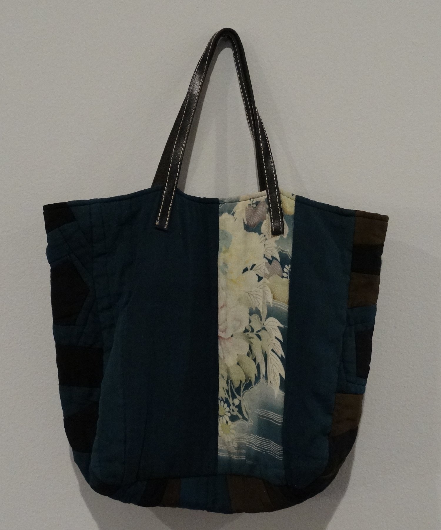 leather kimono tote bag