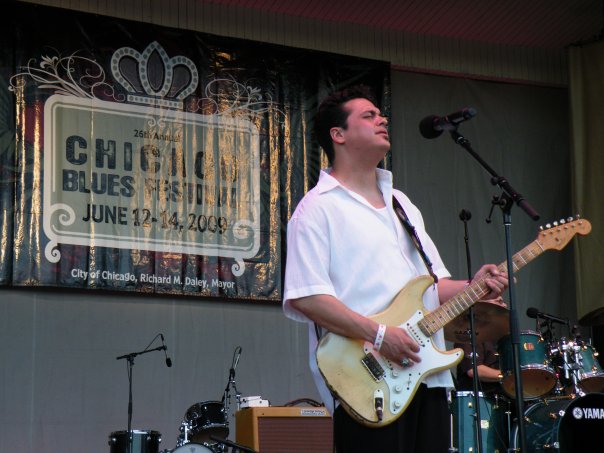 Dave Herrero Chicago Blues Festival 2009 opening for Sharon Jones and the Dap Kings