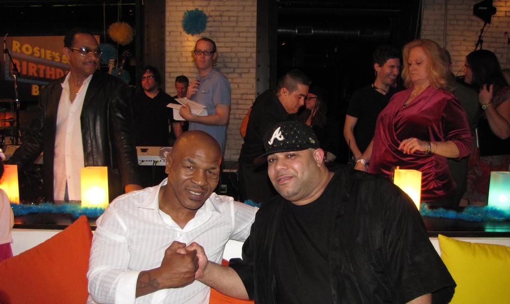 Parker Lee with Mike Tyson