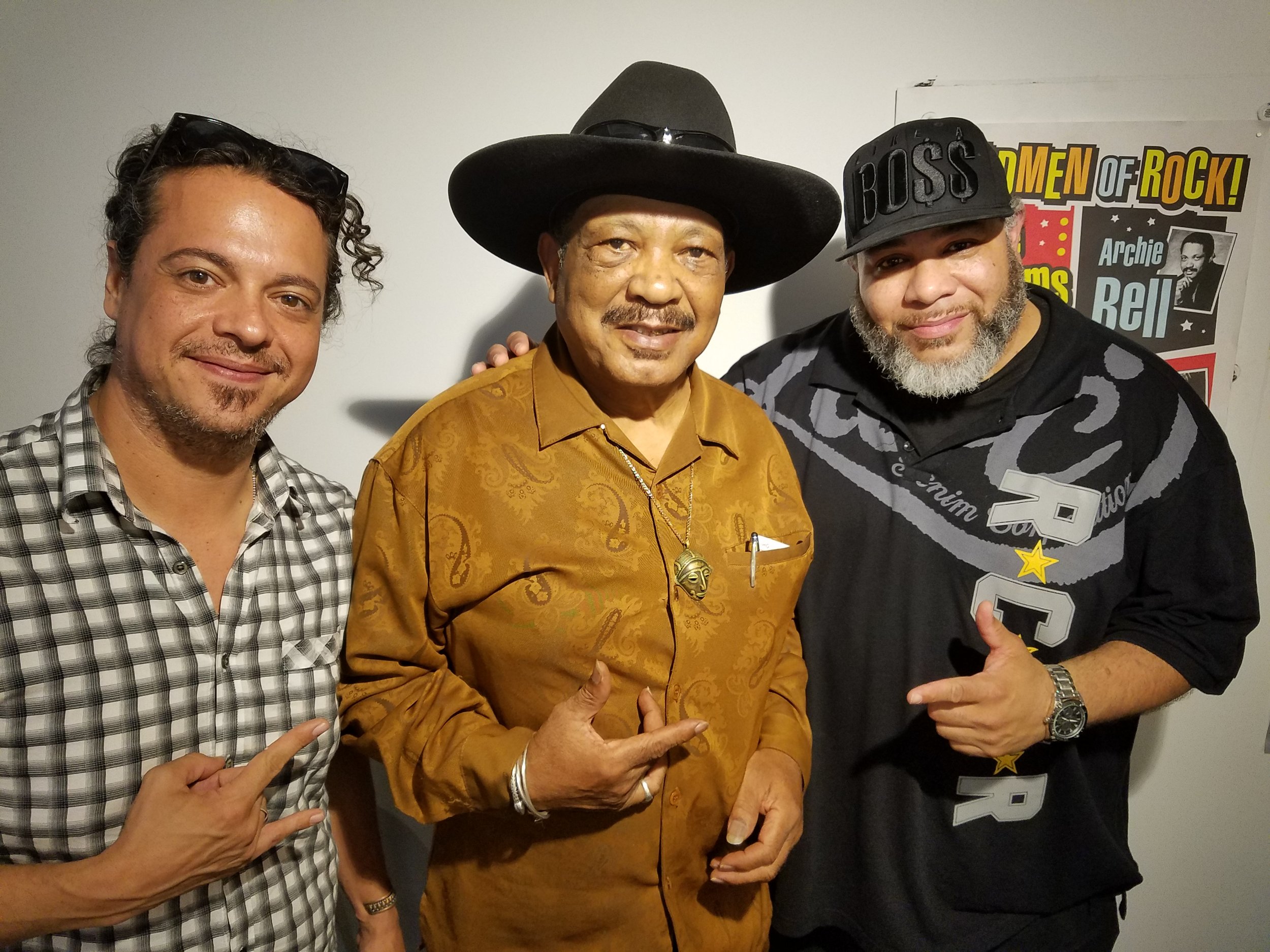 Parker Lee and Dave Herrero with Dave's old bandleader Archie Bell "Tighten Up!"