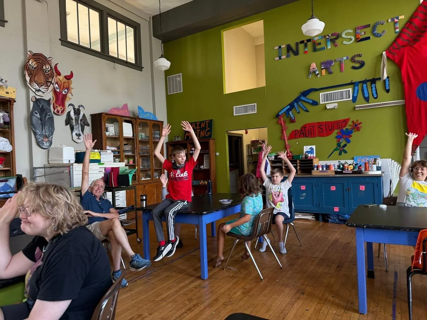 Voting in School Meeting! Every student and staff member has a voice at Saint Louis Sudbury School and can make motions in School Meeting twice a week. Students and staff often propose activities, projects, new policies or rules, having special guest