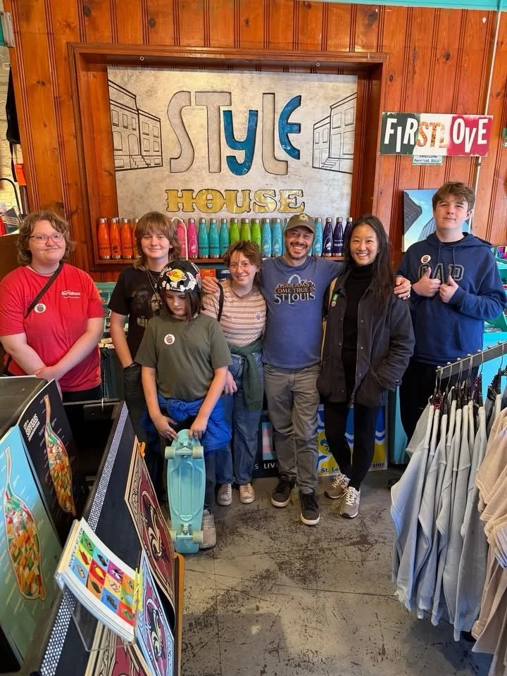 Here we are celebrating STL at @stlstylehouse! We are so grateful for their silent auction donation! 🥰

Saint Louis Sudbury School&rsquo;s very first Sudbury Trivia Night and silent auction is 1️⃣ week away! Tickets are going fast so be sure to rese