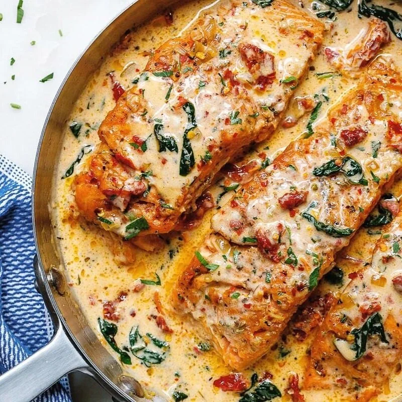 Creamy Garlic Tuscan Salmon