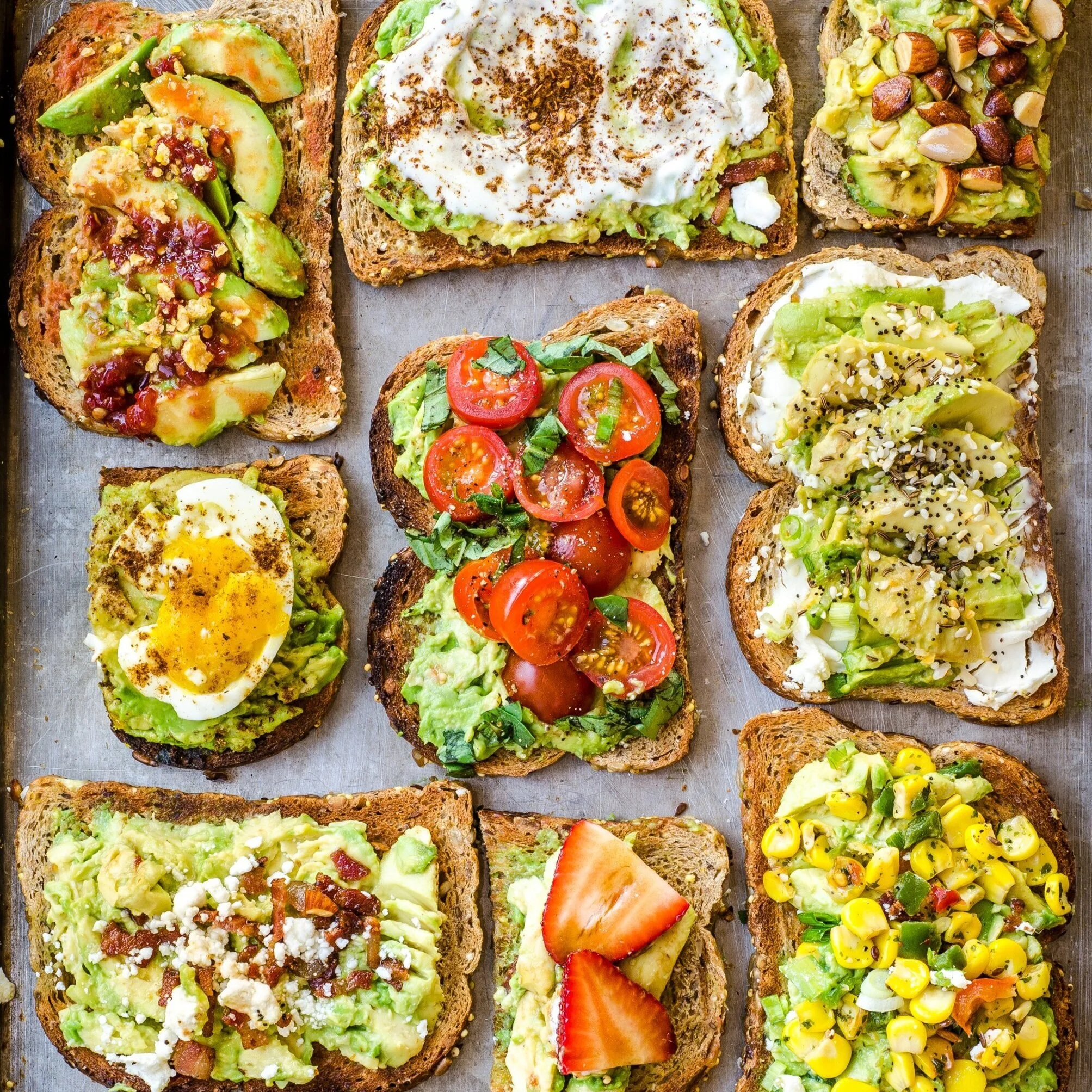 Healthy Toast Toppers