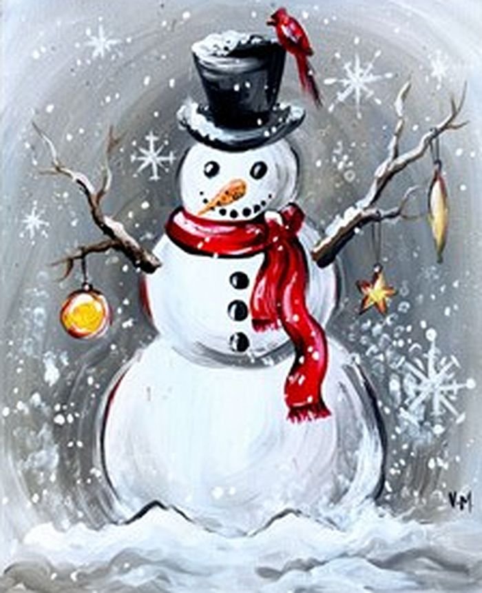 Festive Snowman 12/10/25 *Event by Stir up the Paint NH*