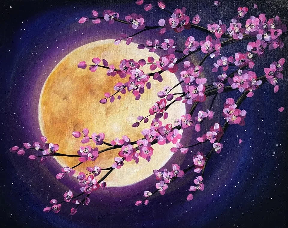 Cherry Blossom Moon 3/27/26  *Event by Stir up the Paint NH*