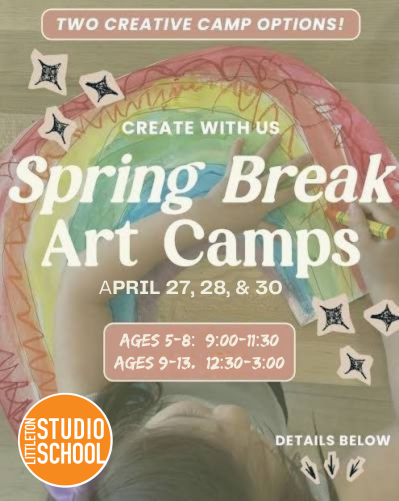 April Spring Break Art Camps!