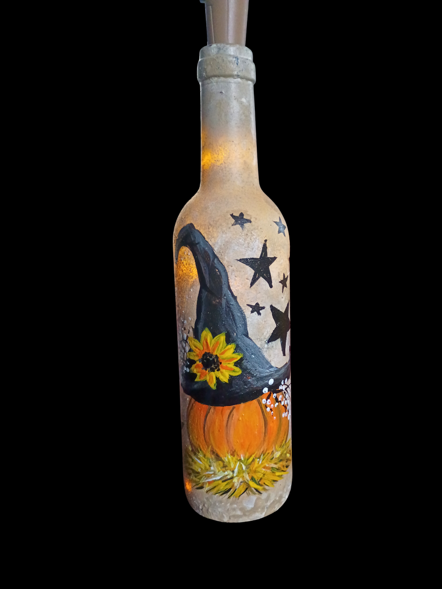 Primitive Halloween Brew Bottle w/Light 10/9/26 *Event by Stir up the Paint NH*