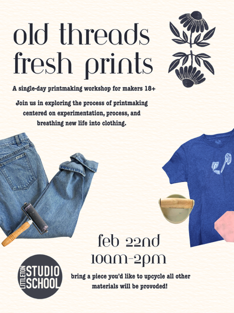 Old Threads Fresh Prints with Kayla Garriepy 2/22/26