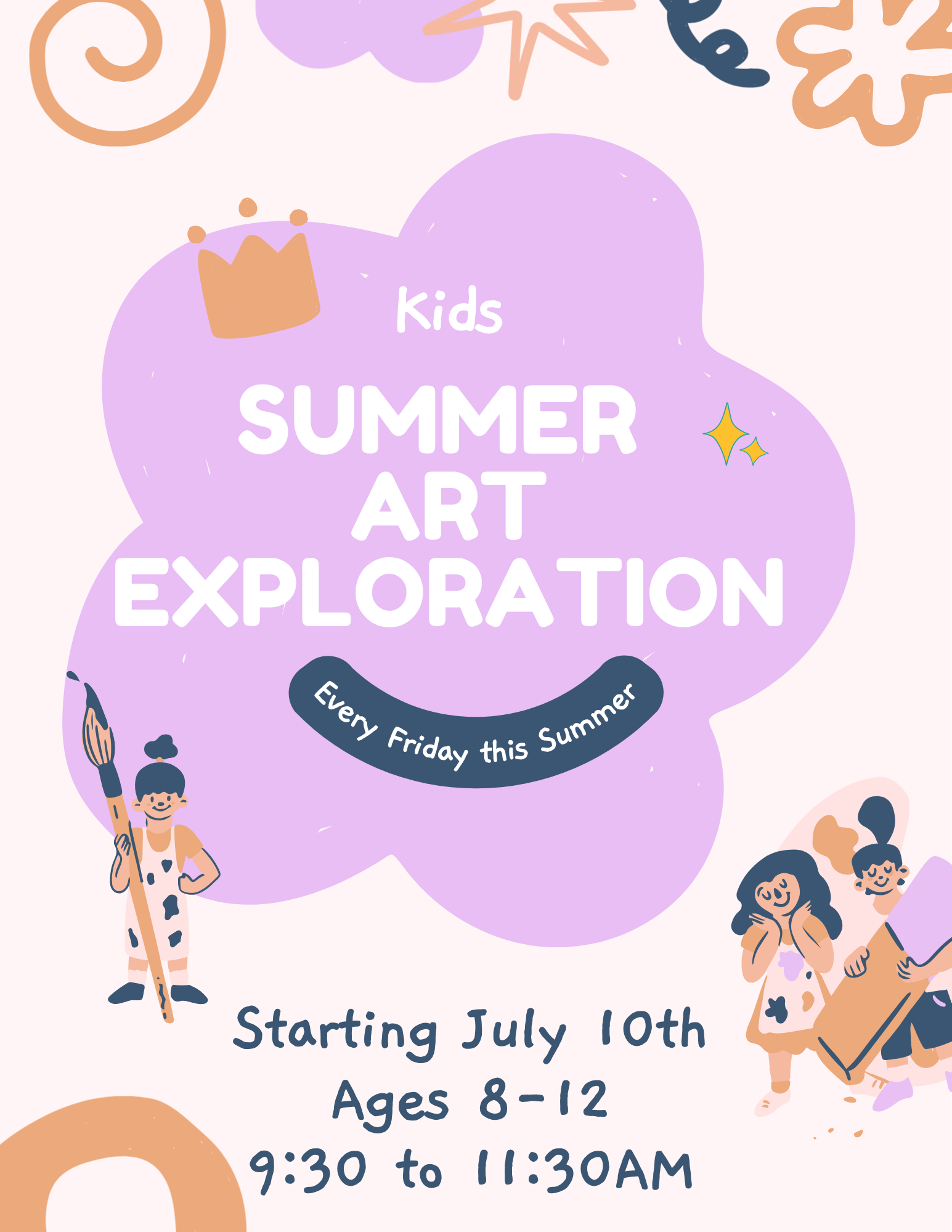 Kid's Summer Art Exploration - Ages 8-12