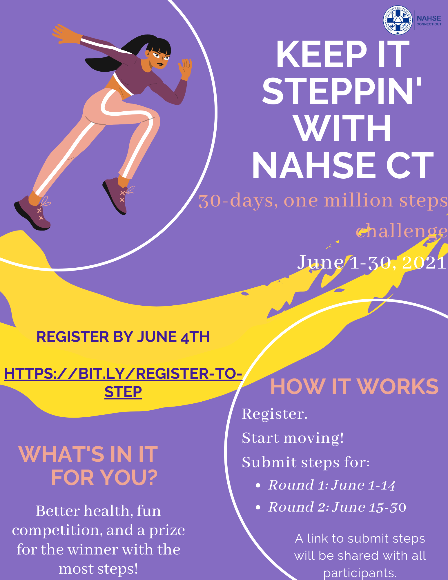 KEEP IT STEPPIN' WITH NAHSE CT 
