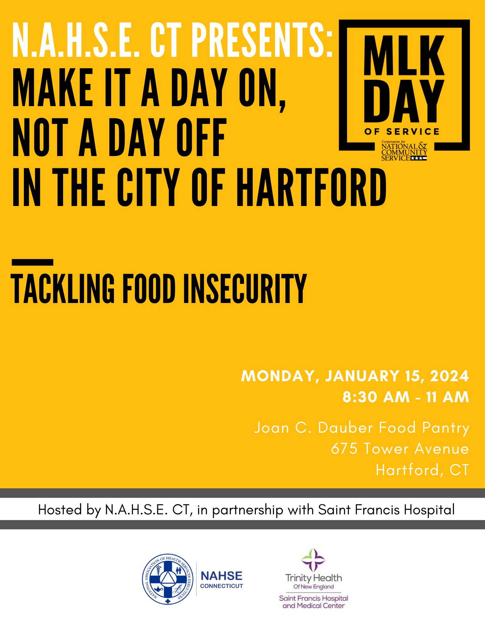 N.A.H.S.E. Giving Day: MLK Day of Service