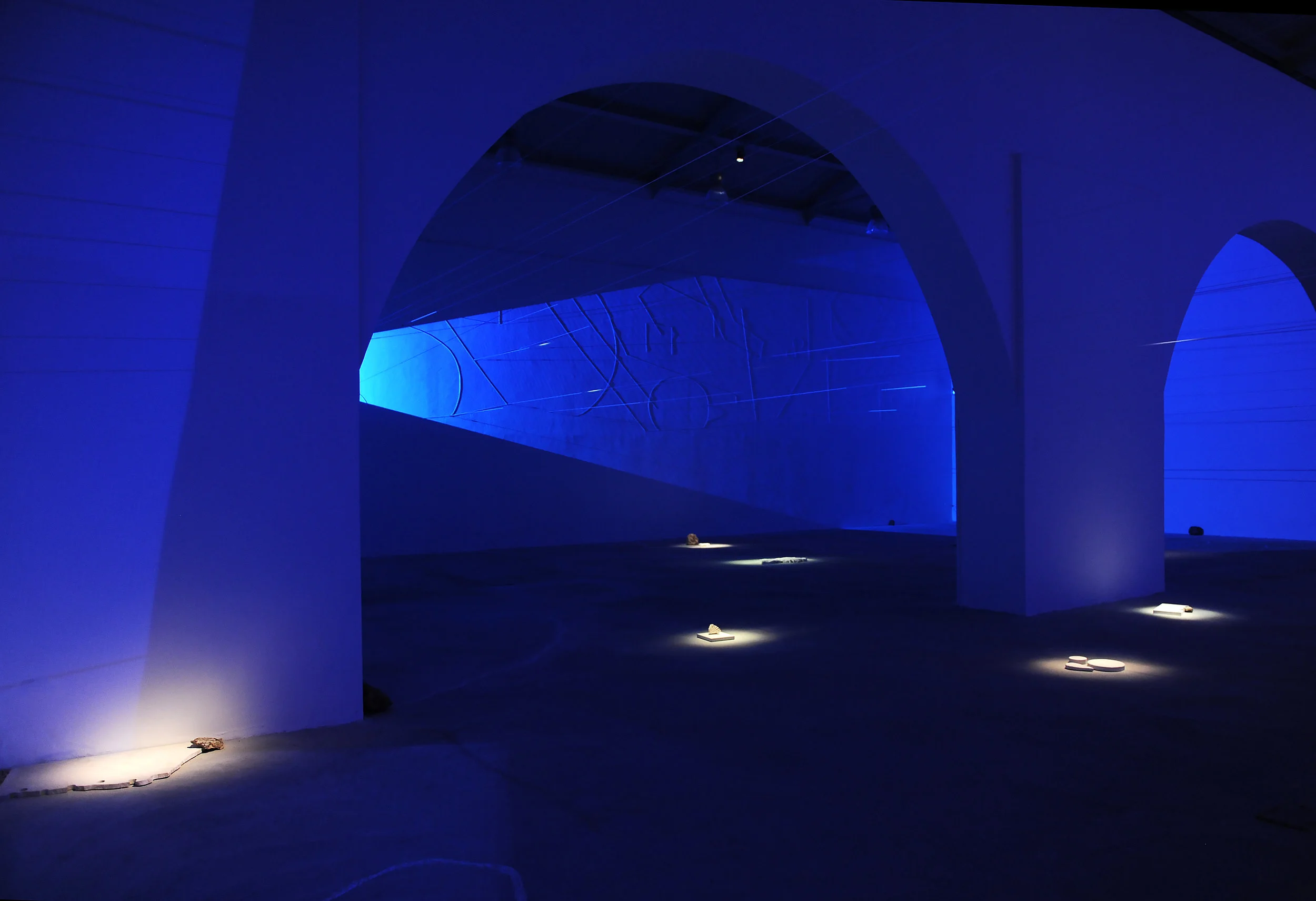 Installation view of Intimacies (Mediterranean Civilization ), Fondazione Brodbeck, Catania, Italy