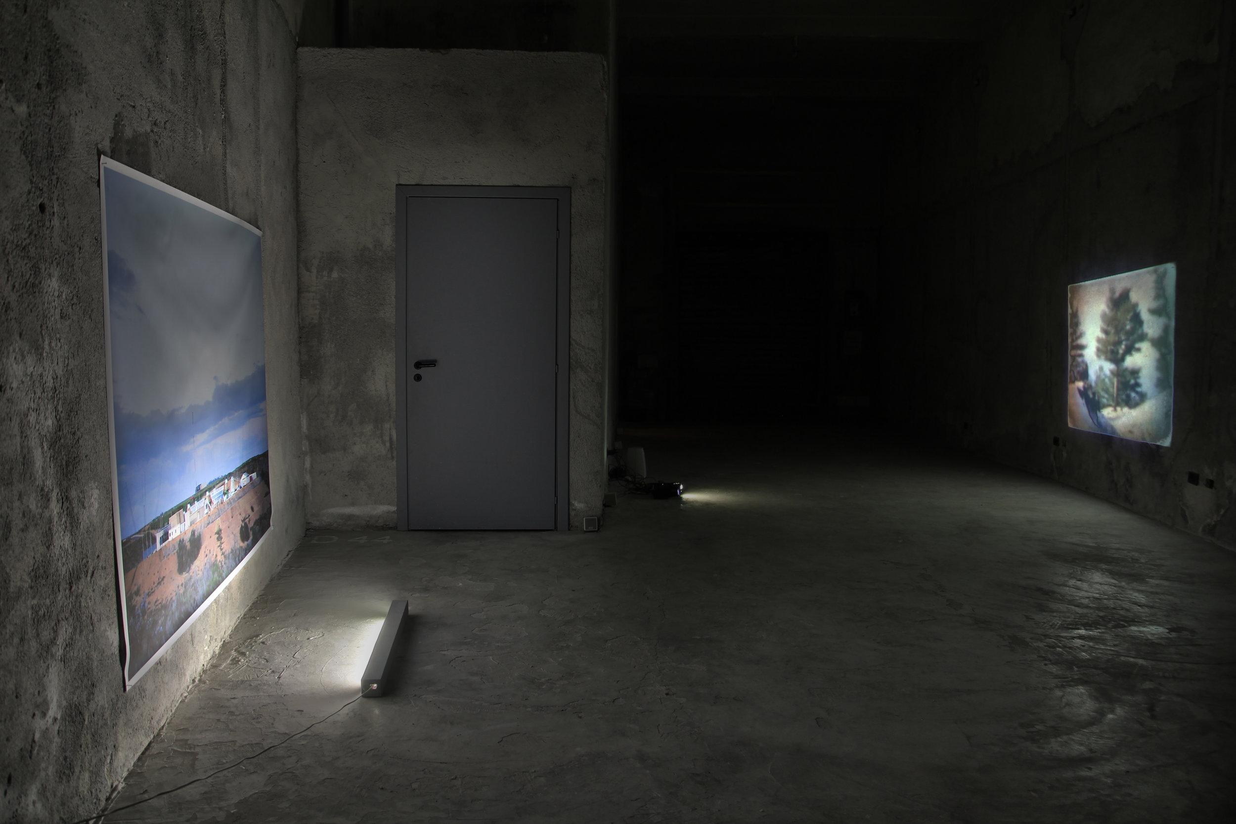 Installation view of Disrupted Accounts