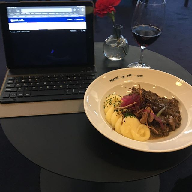 The ARN (Stockholm) AMEX airport lounge has amazing sauteed reindeer. May be the beat meal I ever had in an airport. And it&rsquo;s comped too. #yum #airportlounge #airportloungelife #stockholm #amexplatinum #pointsandmiles