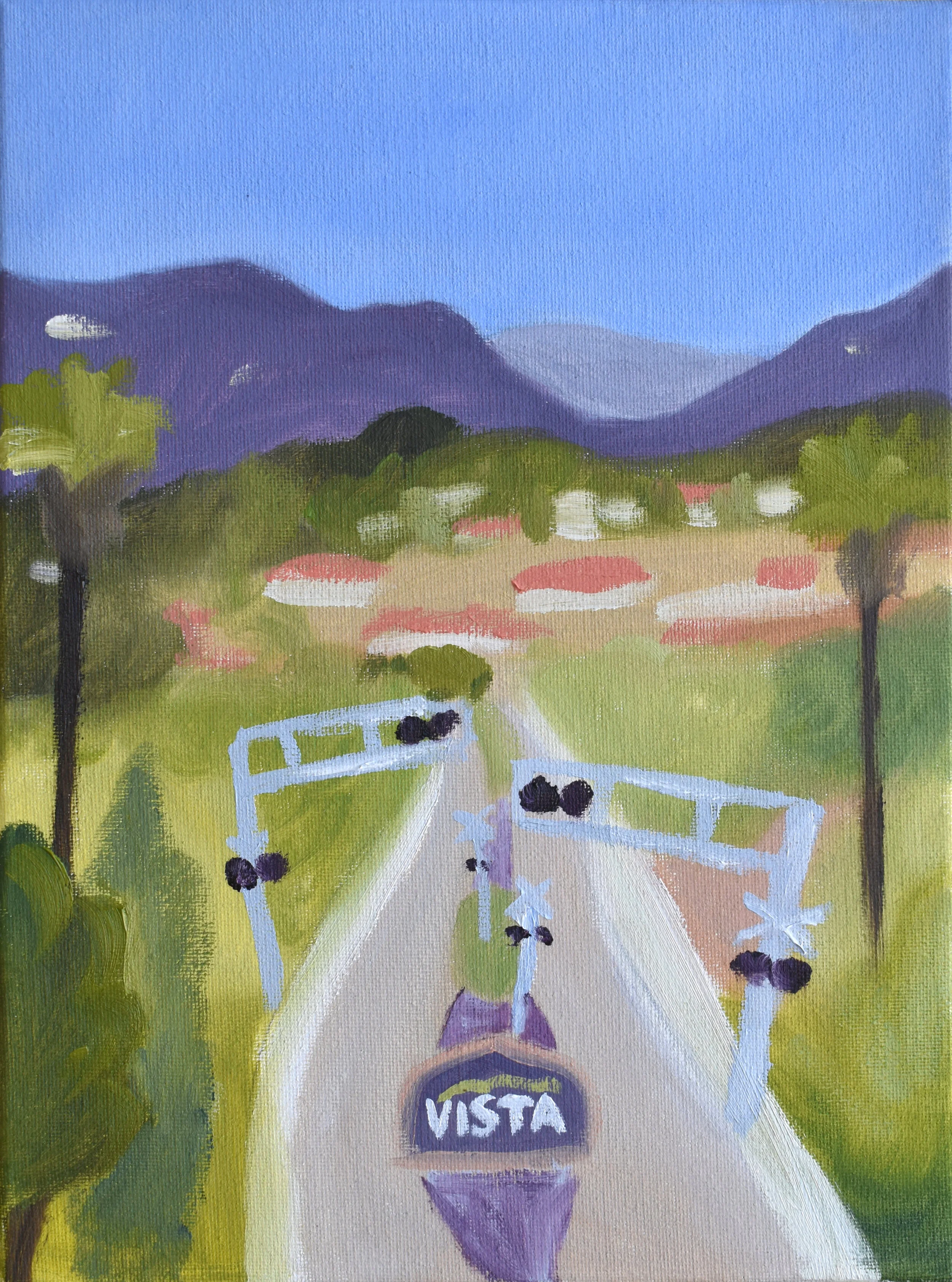   Vista (Escondido Avenue) , 2022. Oil on canvas.  