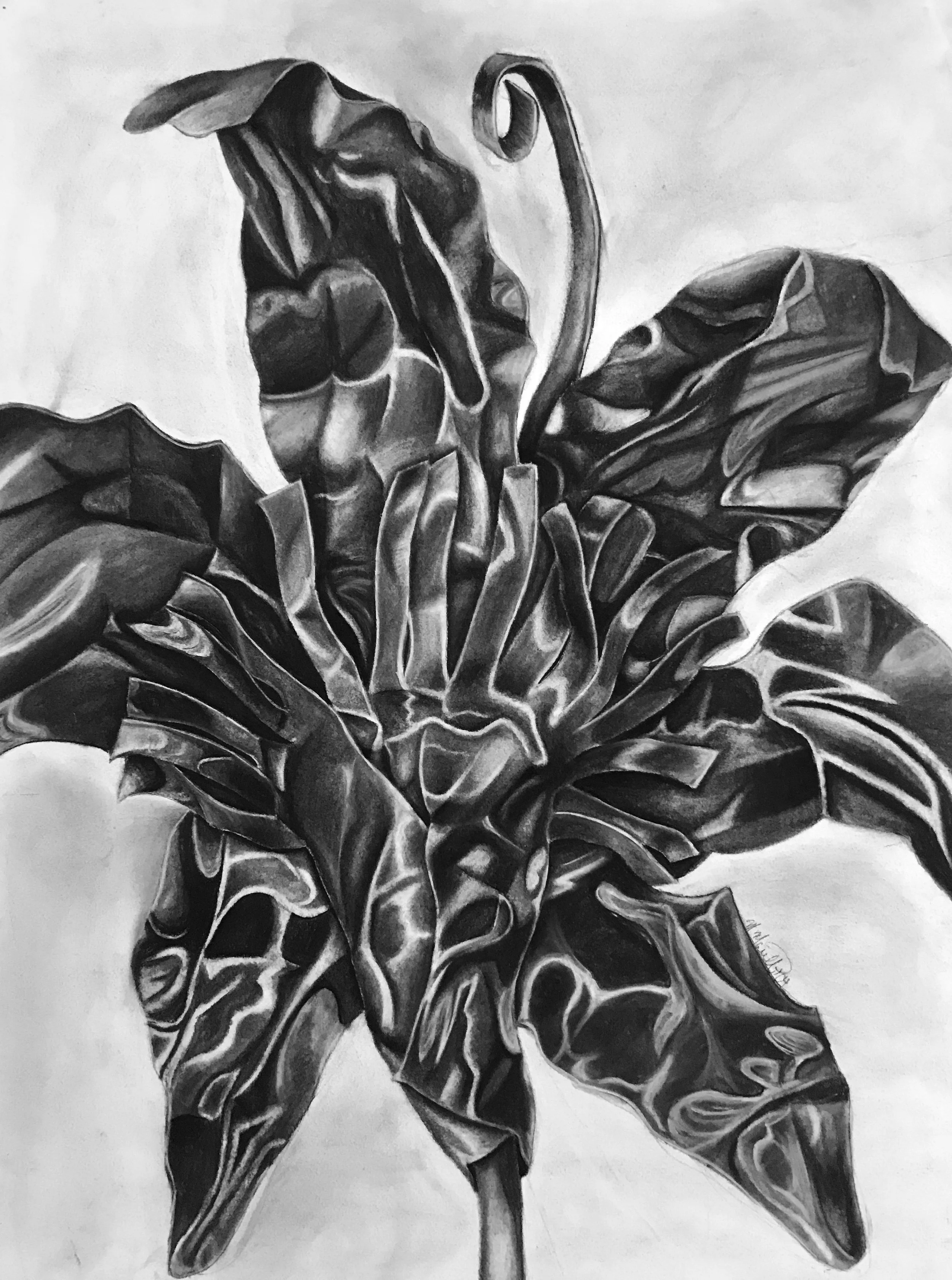 Metallic Flower 1