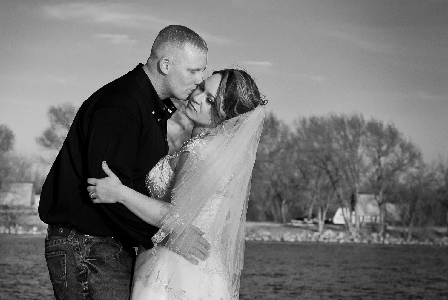 Justin and Danielle Wedding Portraits Goddard, Kansas-3.jpg