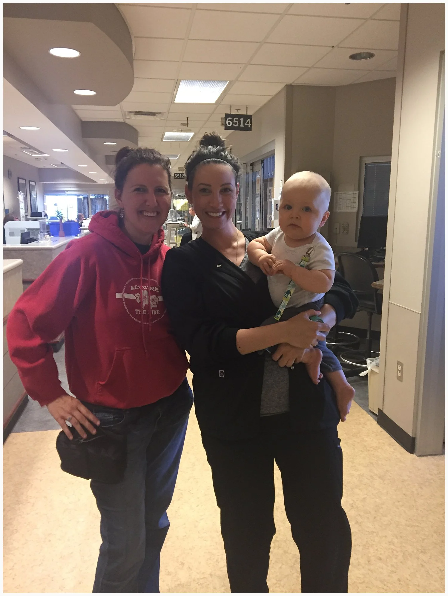 We stopped by to see Shannon, one of our nurses from our ten day hospital stay in the MICU when Jameson was born. She was awesome. 