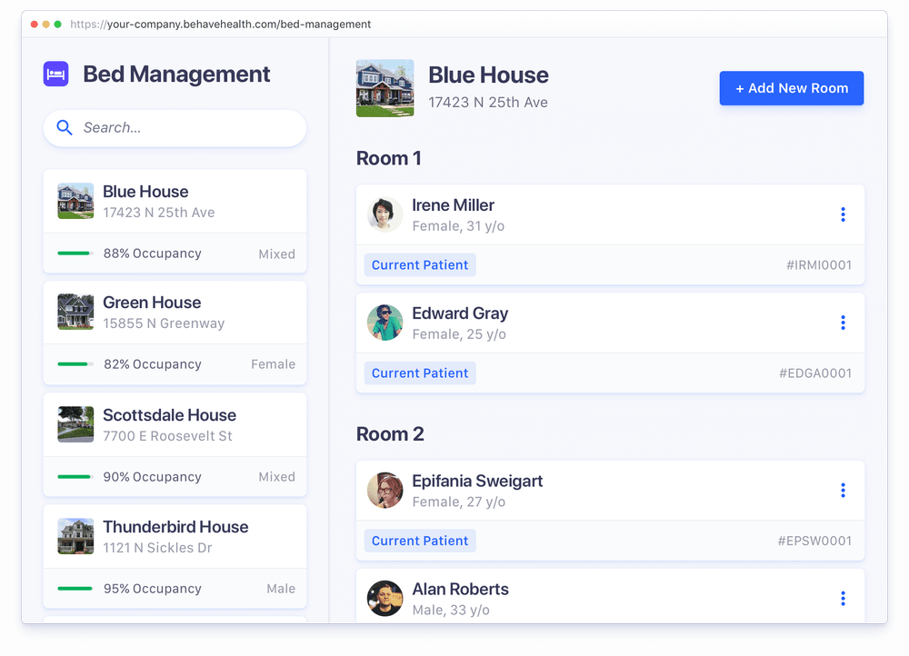 Sober Living App Housing Department