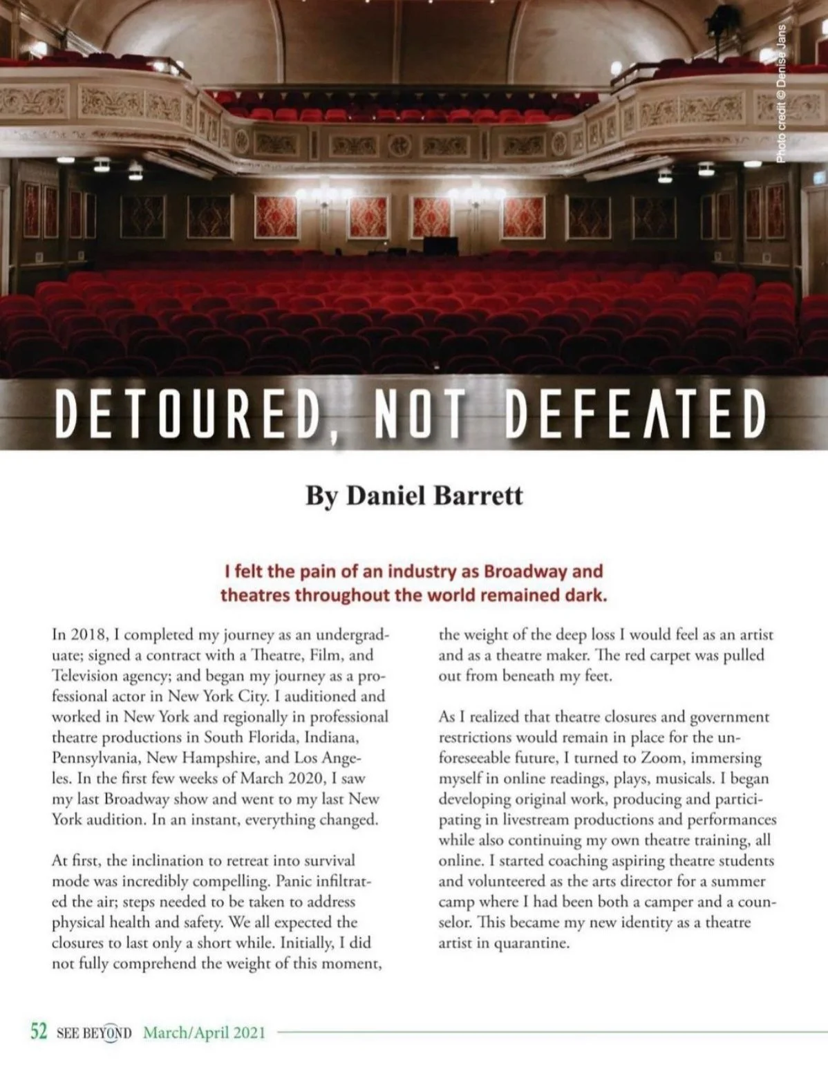 Detoured, Not Defeated