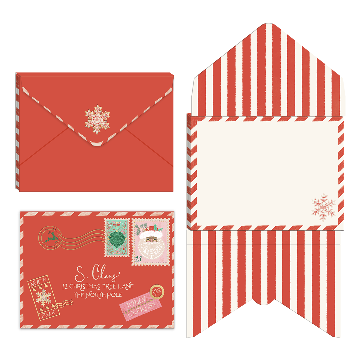 Letters To Santa Red Pocket Notepad🎄