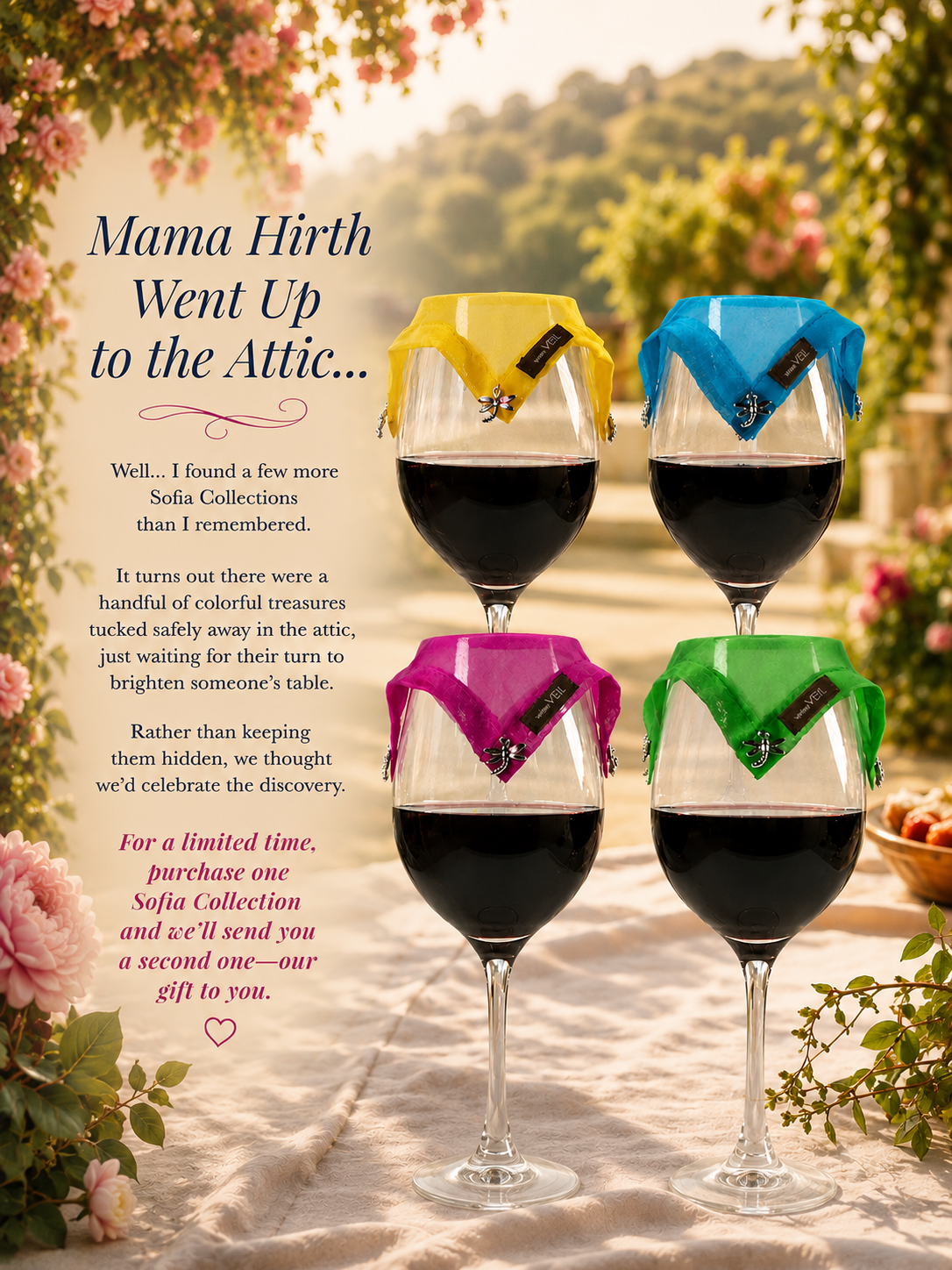 Sofia Collection✨ Mama Hirth's Attic Event • Buy One Sofia Collection, Get a Second One on Us!🧳