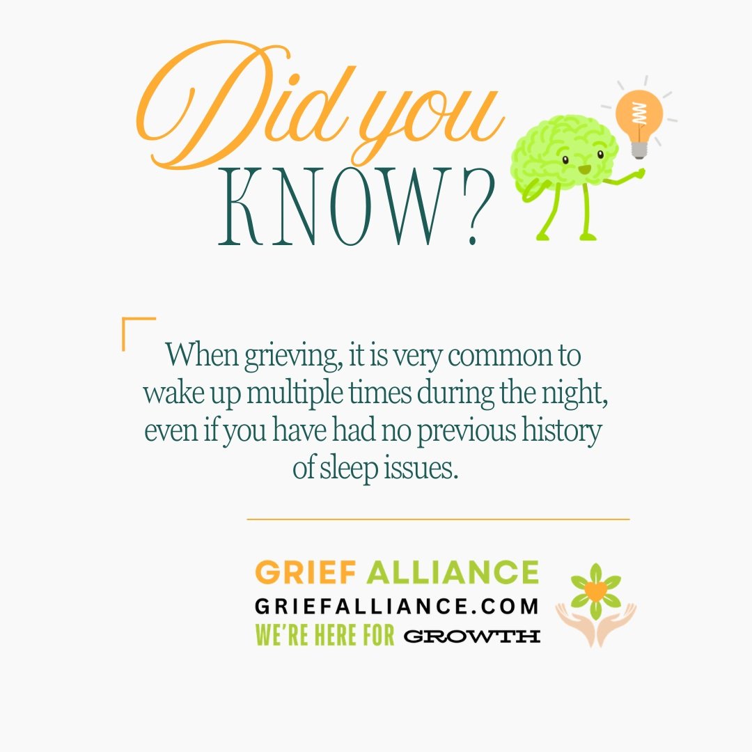 Grief changes everything. Be aware, change routines, ask for help.