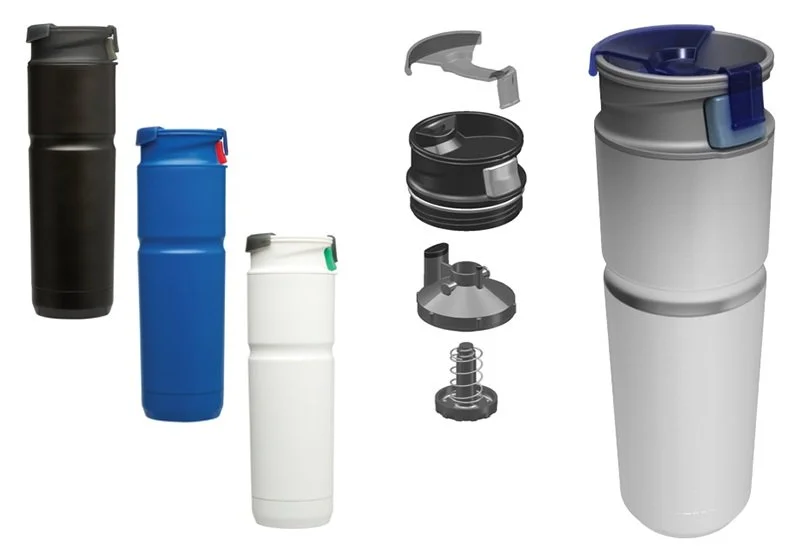  The lid is simply and completely disassembled for cleaning  