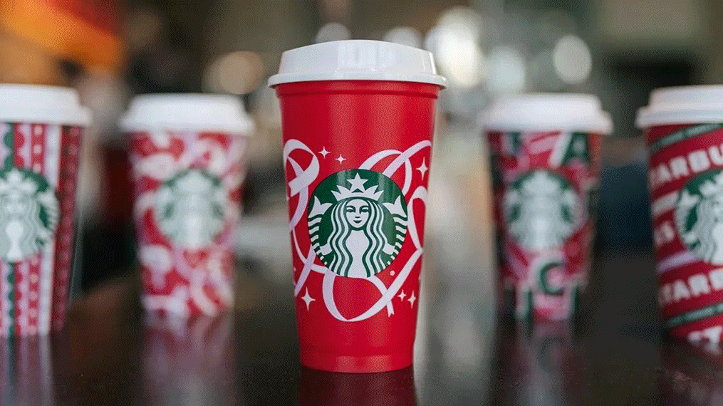Starbucks continues to use this cup across the globe for their holiday and other promotions.