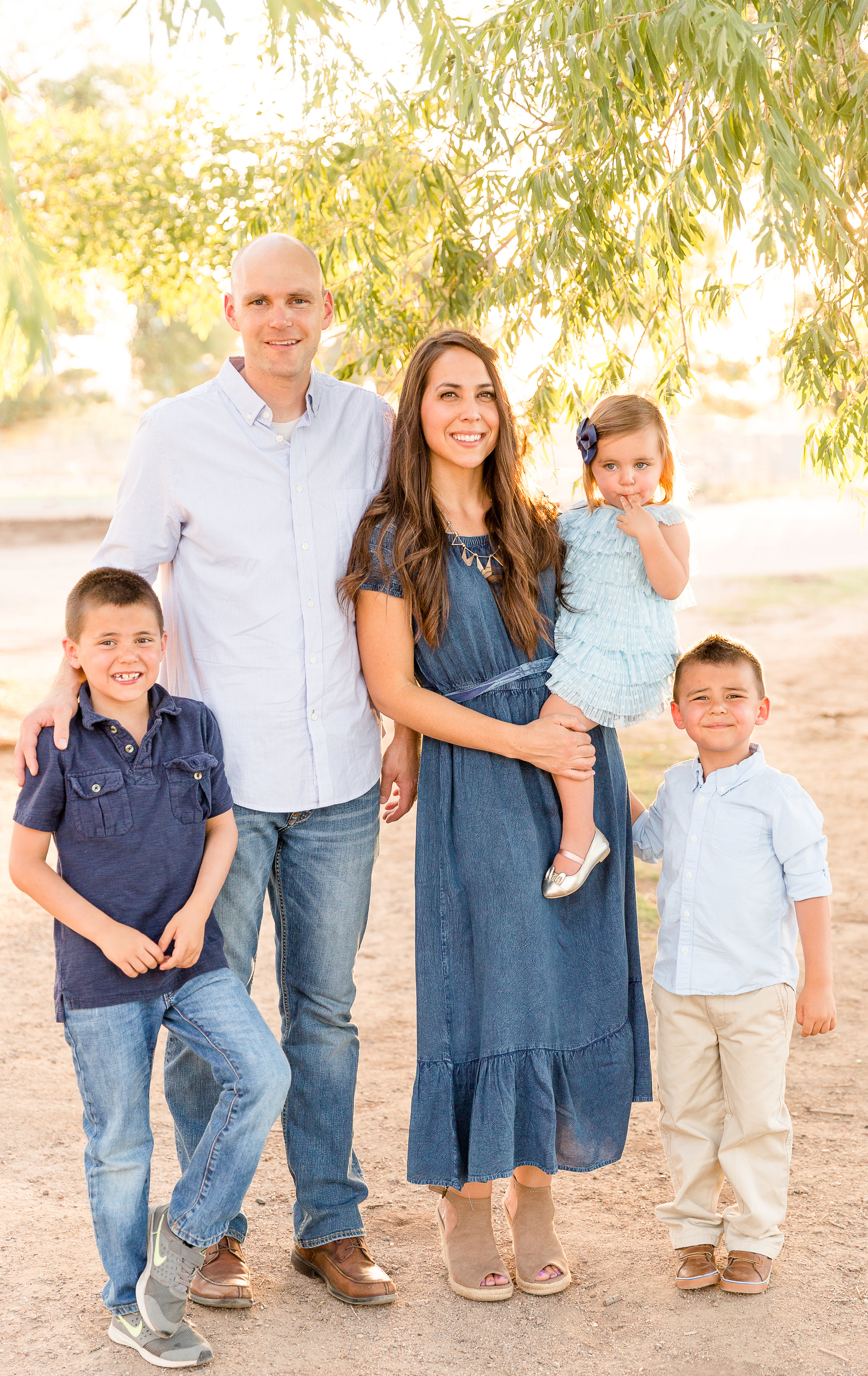 Family Session at Christopher Columbus Park in Tucson Arizona by portrait and wedding photographer Melissa Fritzsche Photography