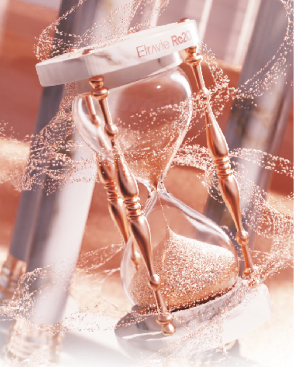Elravie Re20 ECM Skin Booster key benefits on the extracelluar matrix, including improved collagen organisation, elasticity, hydration, and skin resilience