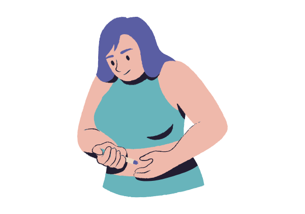 Illustration showing doctor-supervised prescription weight loss injections as part of a medical weight loss programme in Singapore