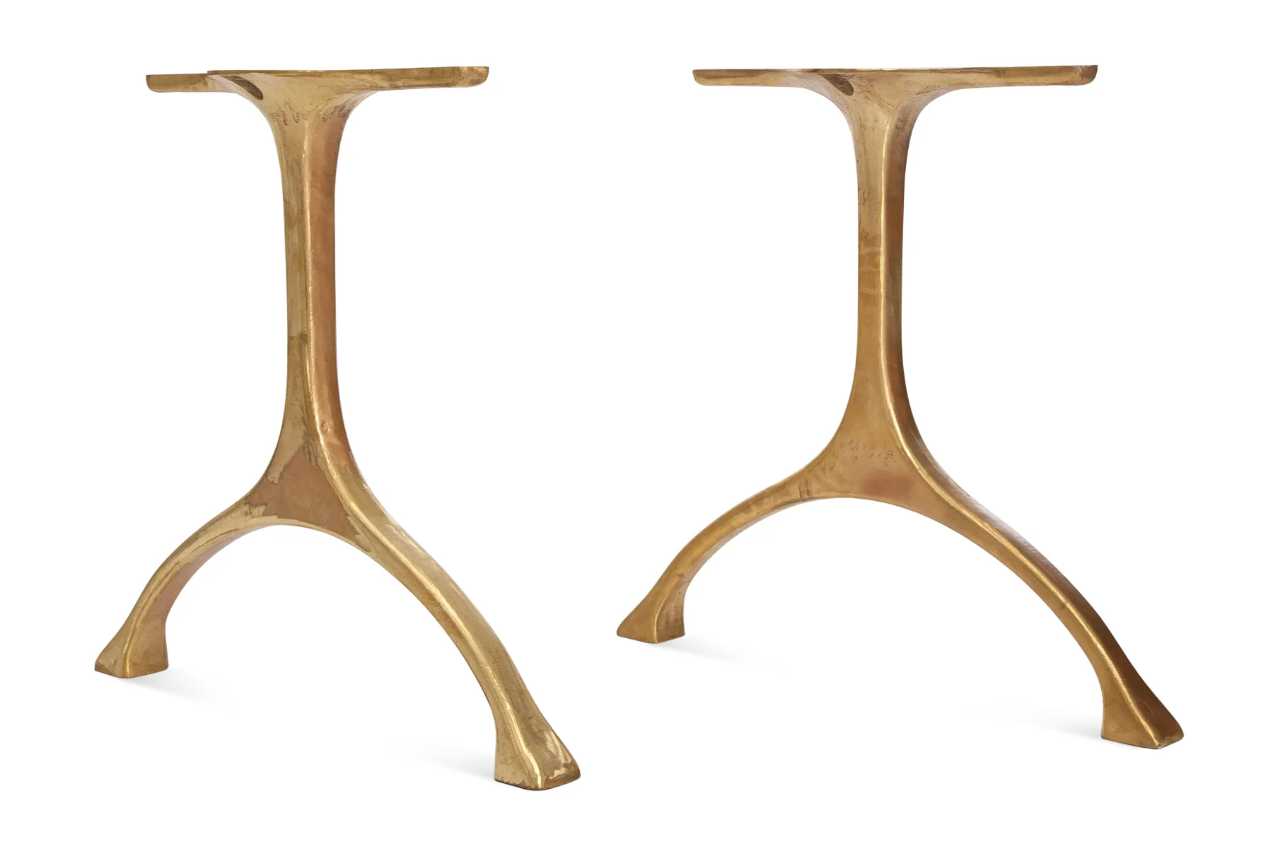 Maiden Table legs - Solid Brass