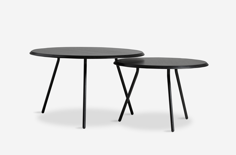 Soround Coffee Table - Black Painted Oak