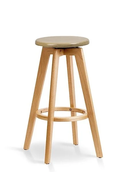 Pier Counter or Bar stool - timber seat