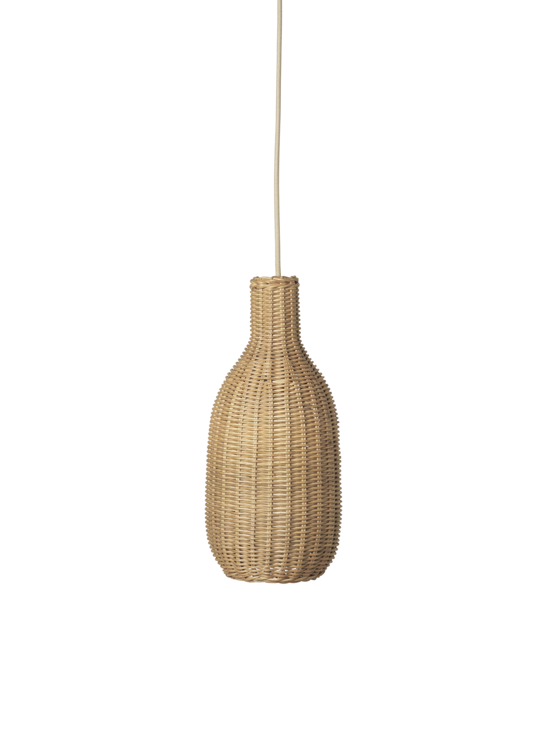 Braided Lamp Bottle Shade