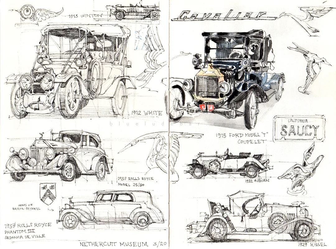 Studies from Nethercutt Museum