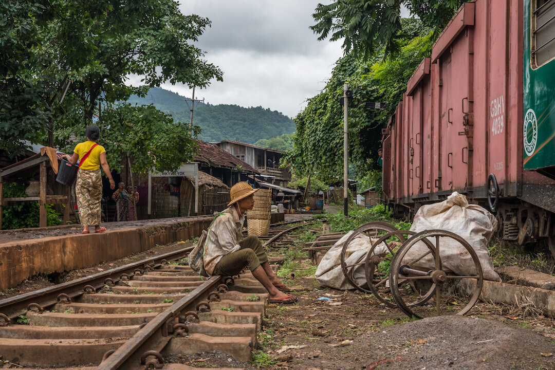 A train stop from Kalaw to Thazi