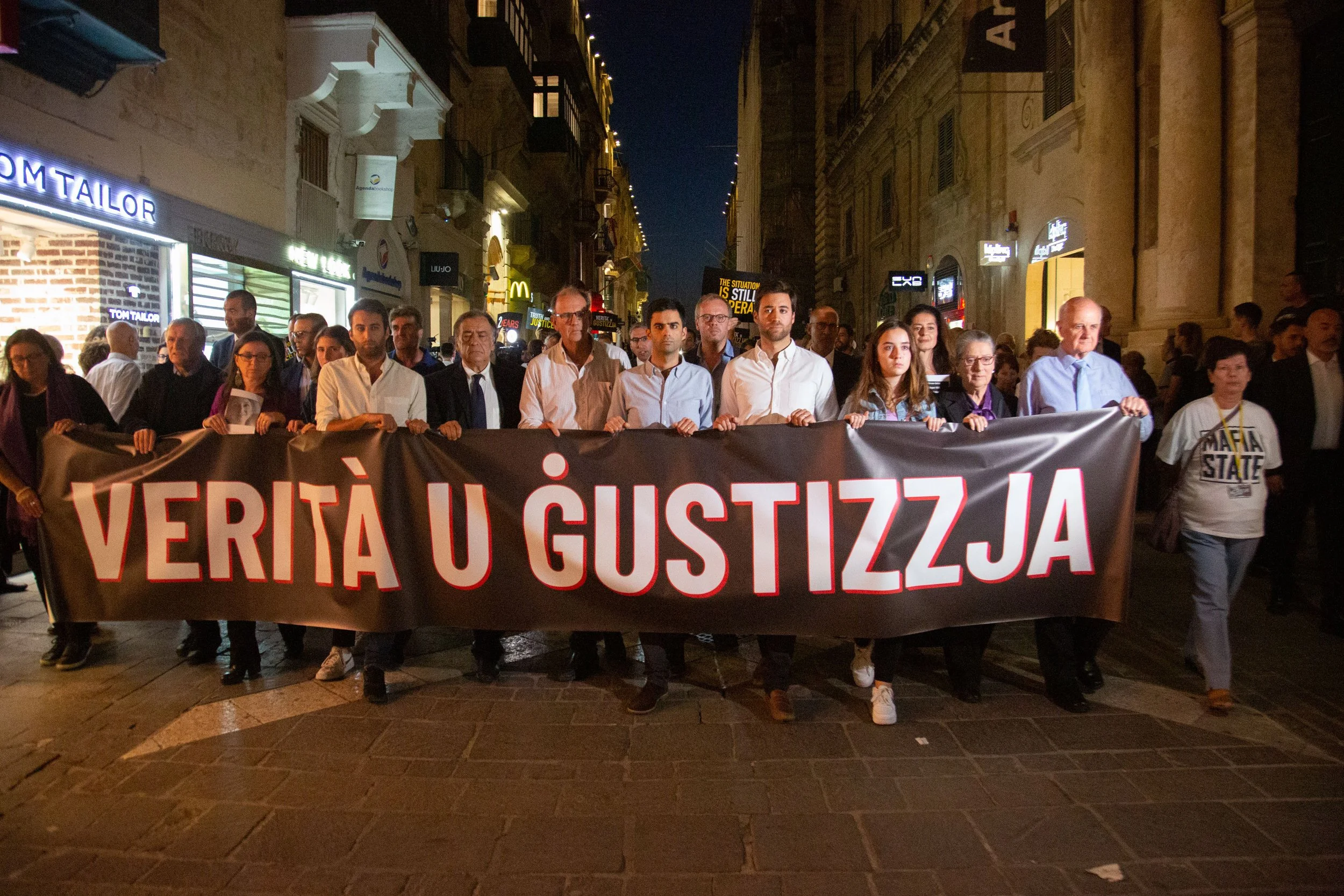 16 October 2019- Hundreds Gather in Valletta to Commemorat 2 Years Anniversary from DCG Murder