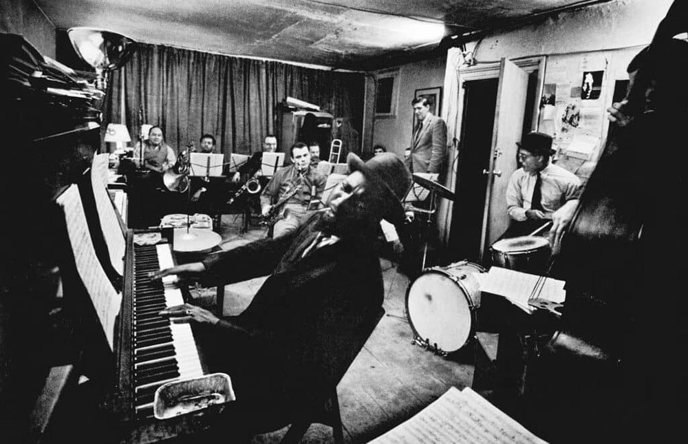 Thelonious Monk Rehearsing