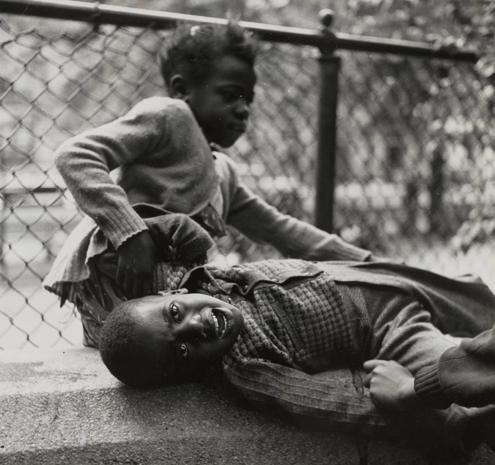 Ralph Ellison’s “Untitled” (New York City), 1940s, captures fun, or is it terror?Credit...The Ralph and Fanny Ellison Charitable Trust