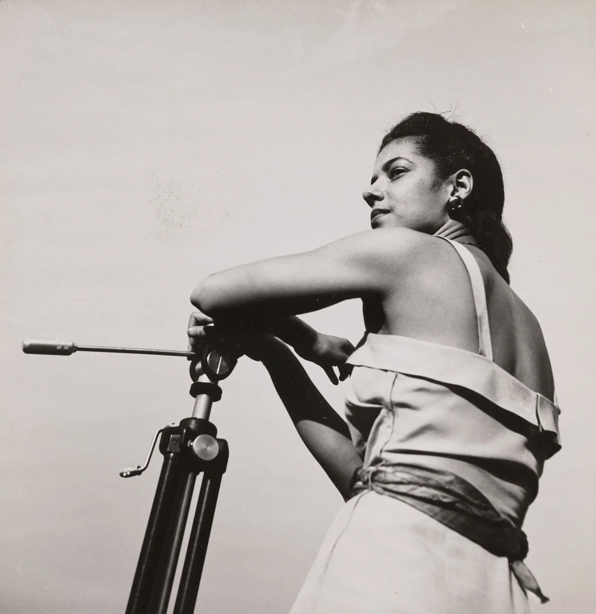 “Untitled” (Fanny McConnell Ellison), 1944/1950, a portrait of his wife Fanny, by Ralph Ellison.Credit...The Ralph and Fanny Ellison Charitable Trust