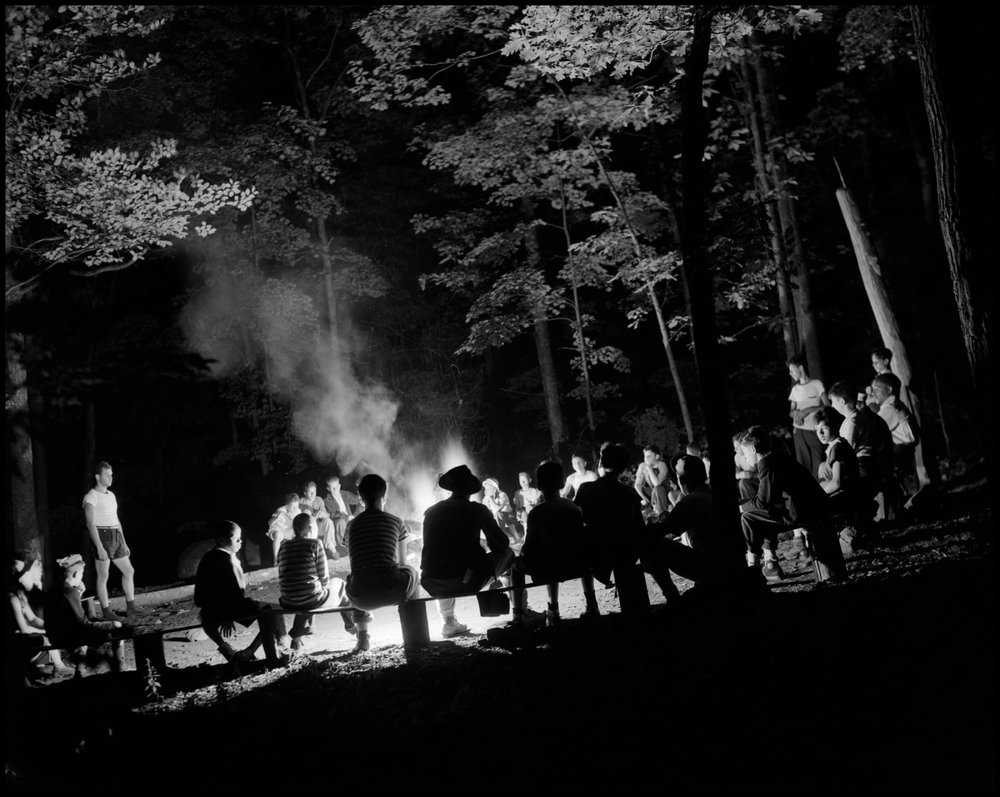 Singing Around the Campfire, Southfields, New York, 1943.jpeg