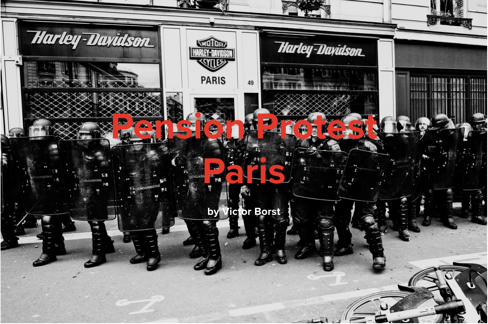 Pension Protest Paris – 11 March 2023