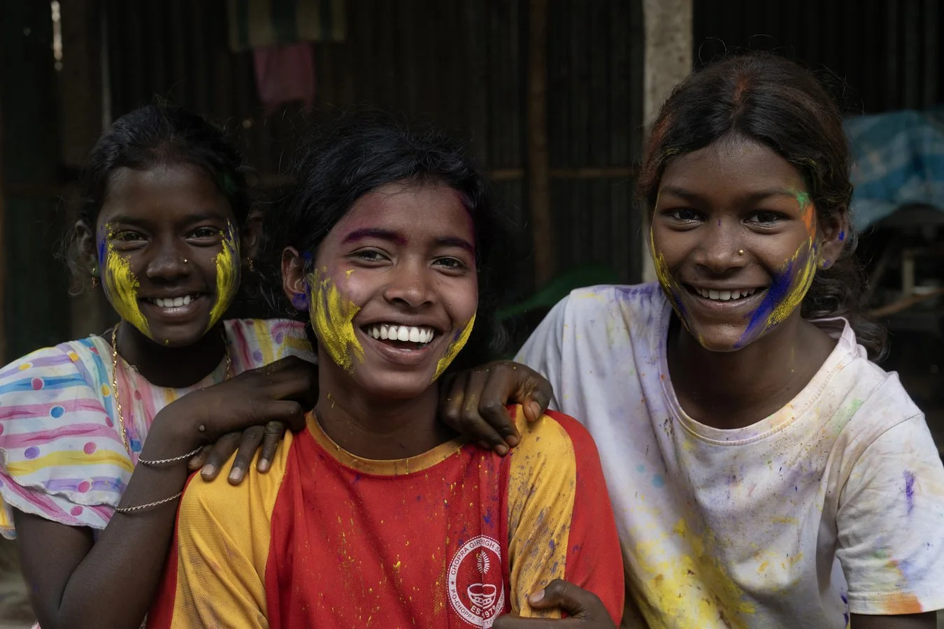 Holi in Gunjariya Gram Panchayat by Pronay Banik