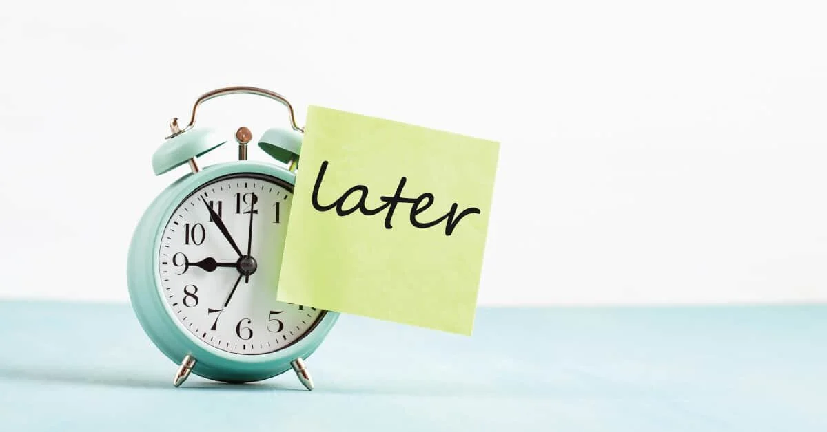 7 passi per smettere di procrastinare
