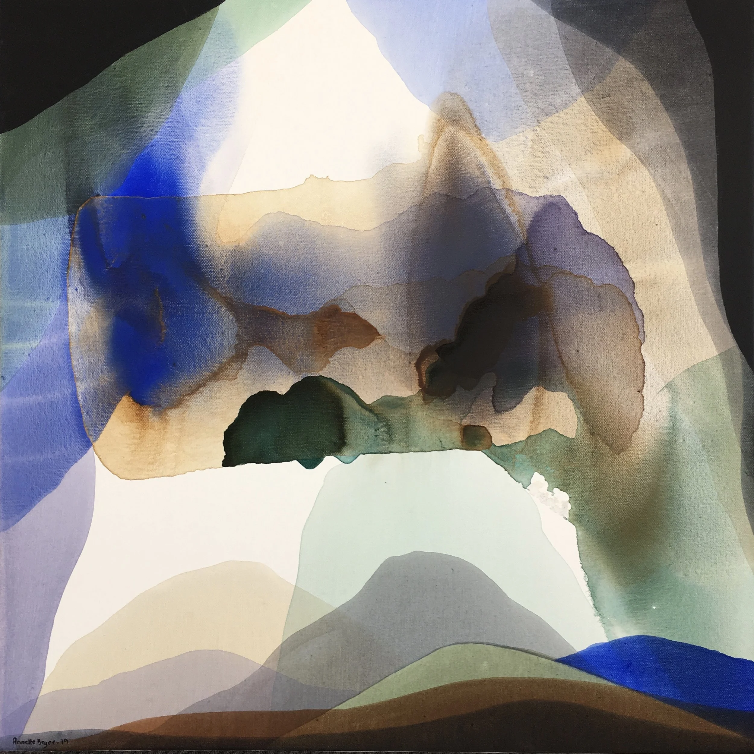 70x70cm. Solgt