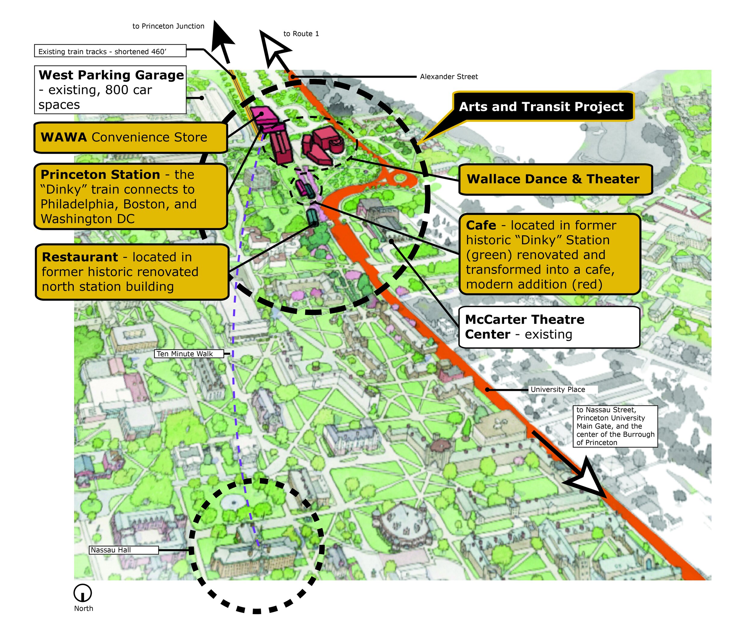 Princeton University Arts and Transit Hub Graphics