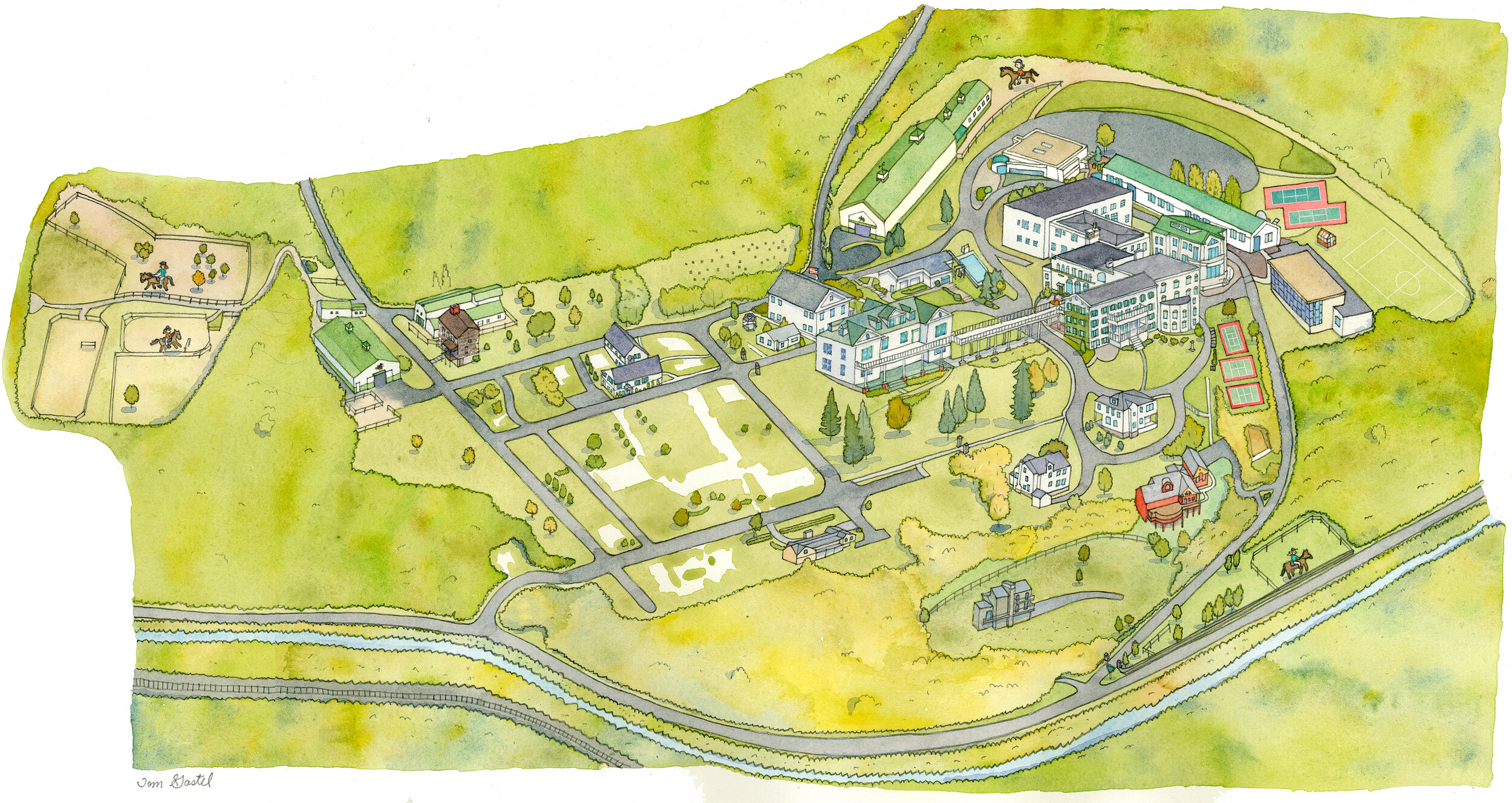 Grier School Aerial